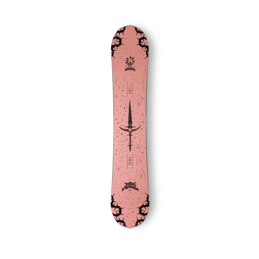 2027 CAPiTA Dark Horse Snowboard top sheet detail