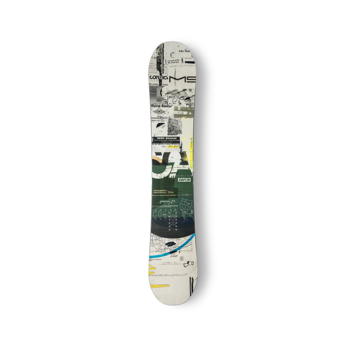 2027 CAPiTA Outerspace Living Snowboard top sheet detail