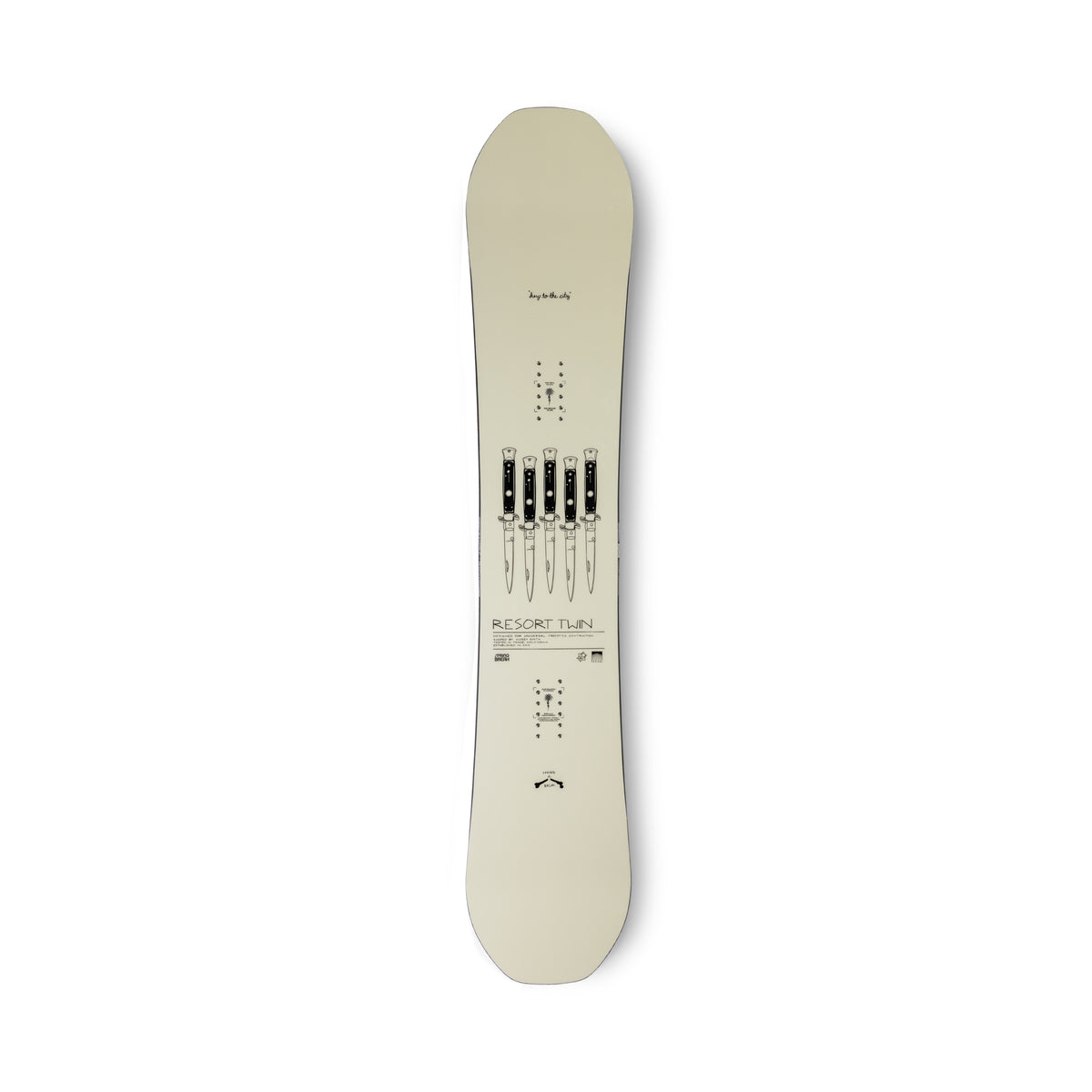 2027 CAPiTA Spring Break Resort Twin Snowboard top sheet detail