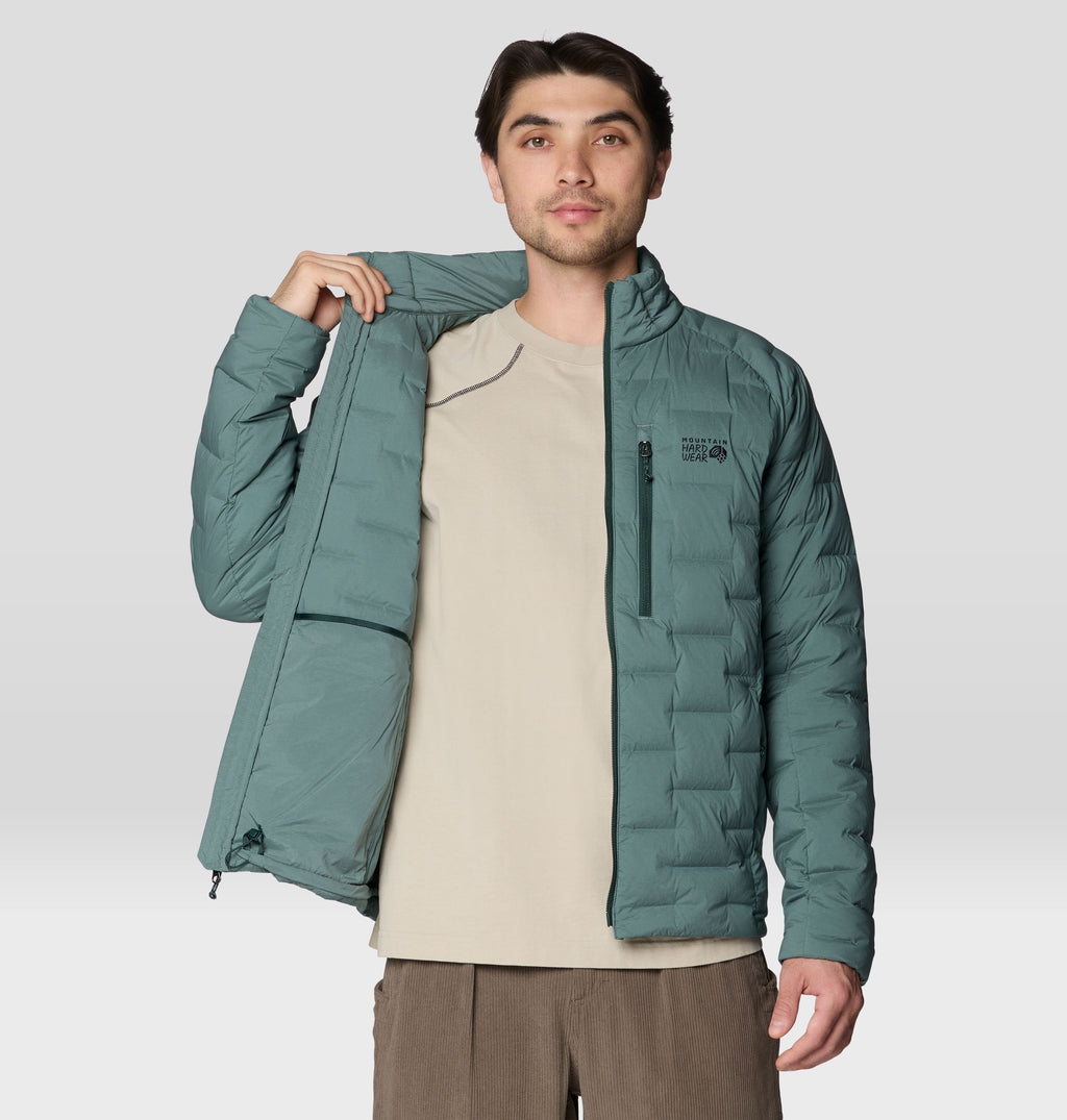 Men's StretchDown™ Jacket in Thunderhead Grey, product view 6