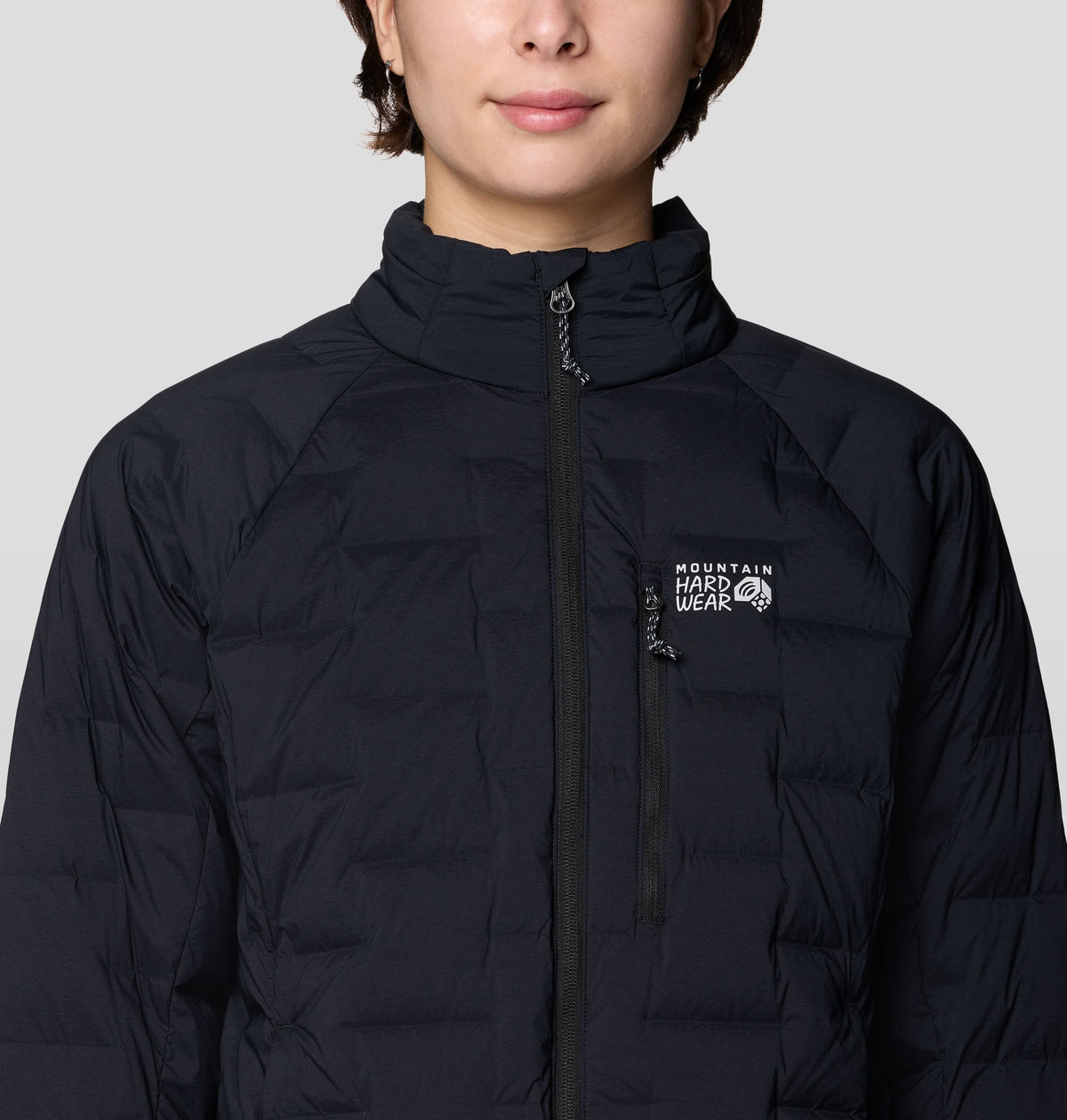 Women's StretchDown™ Jacket in Black, product view 4