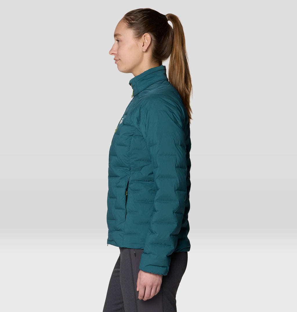 Women's StretchDown™ Jacket in Aqua Green, product view 3