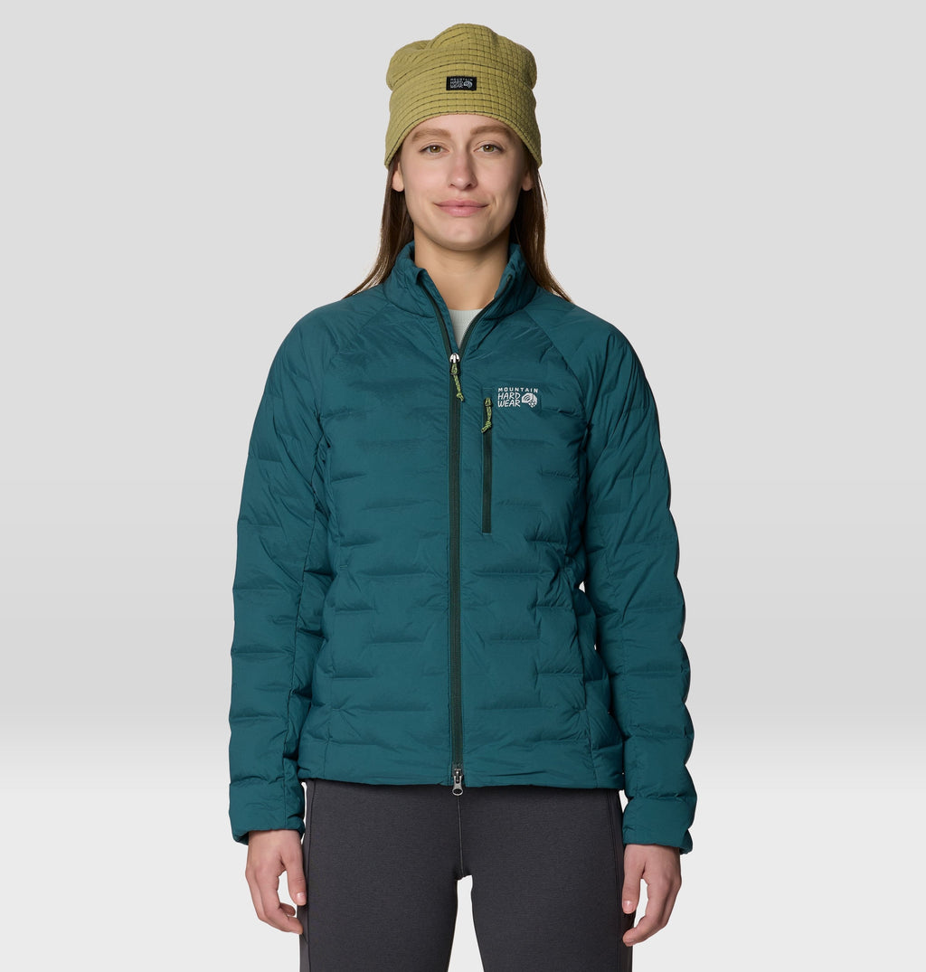 Women's StretchDown™ Jacket in Aqua Green, product view 4
