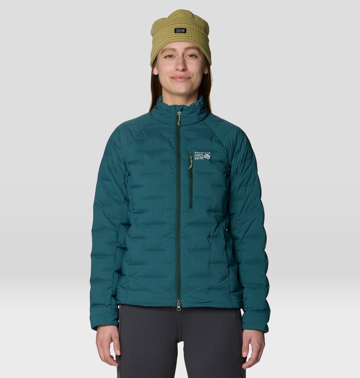 Women's StretchDown™ Jacket in Aqua Green, product view 1