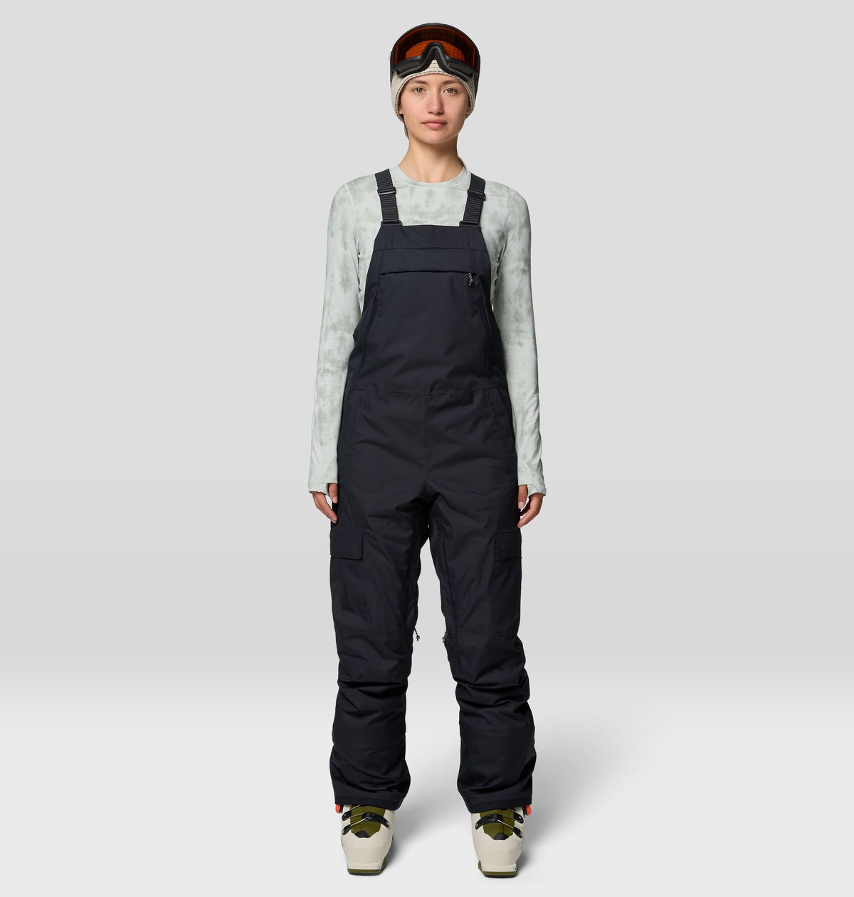 Women's Firefall™ Insulated Bib in Black, product view 1