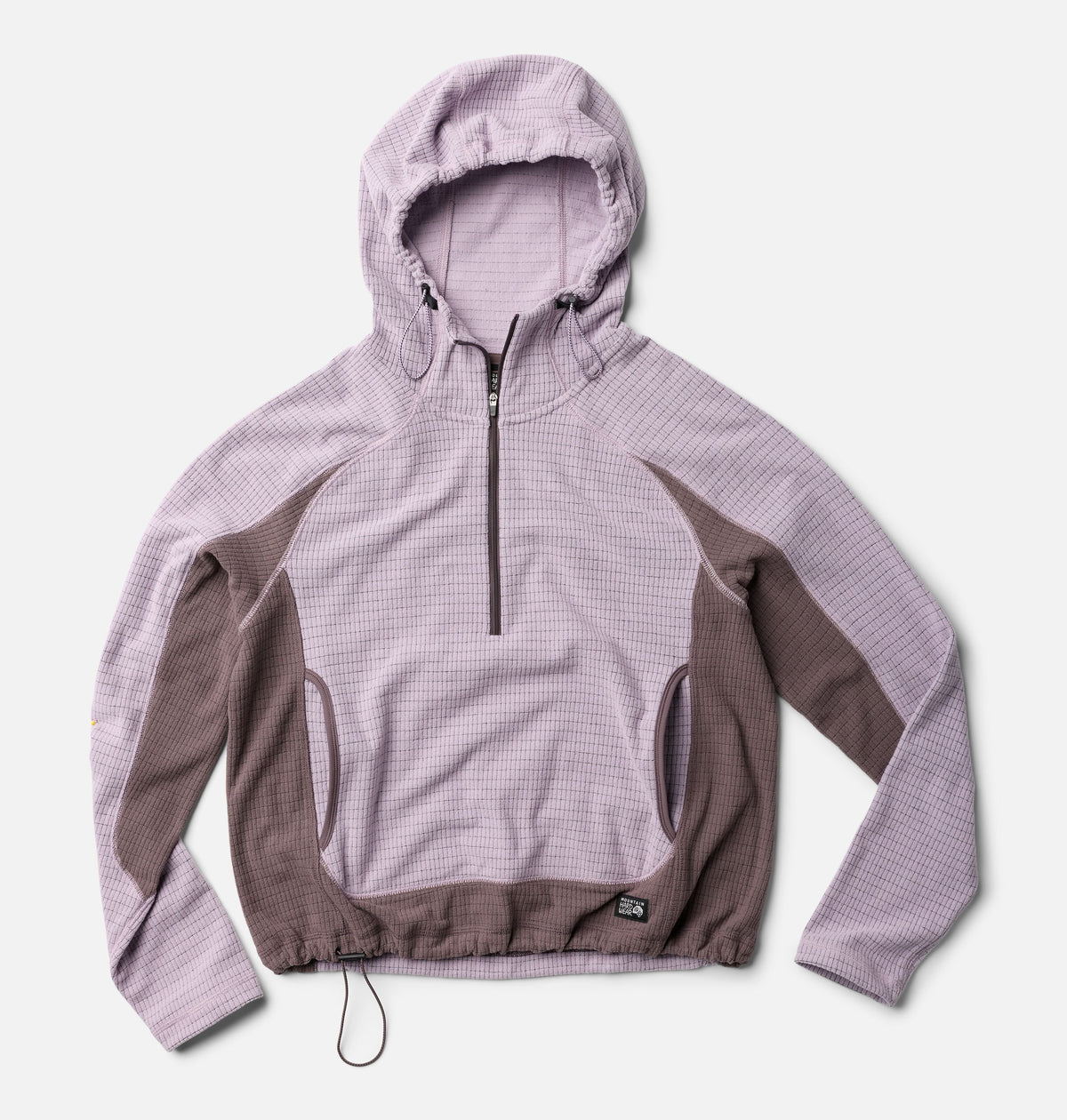 Women's Summit Grid™ Half Zip Hoody in Atmospheric, Purple Sage, product view 2