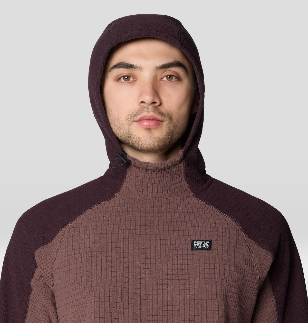 Men's Summit Grid™ Hoody in Carob, product view 5
