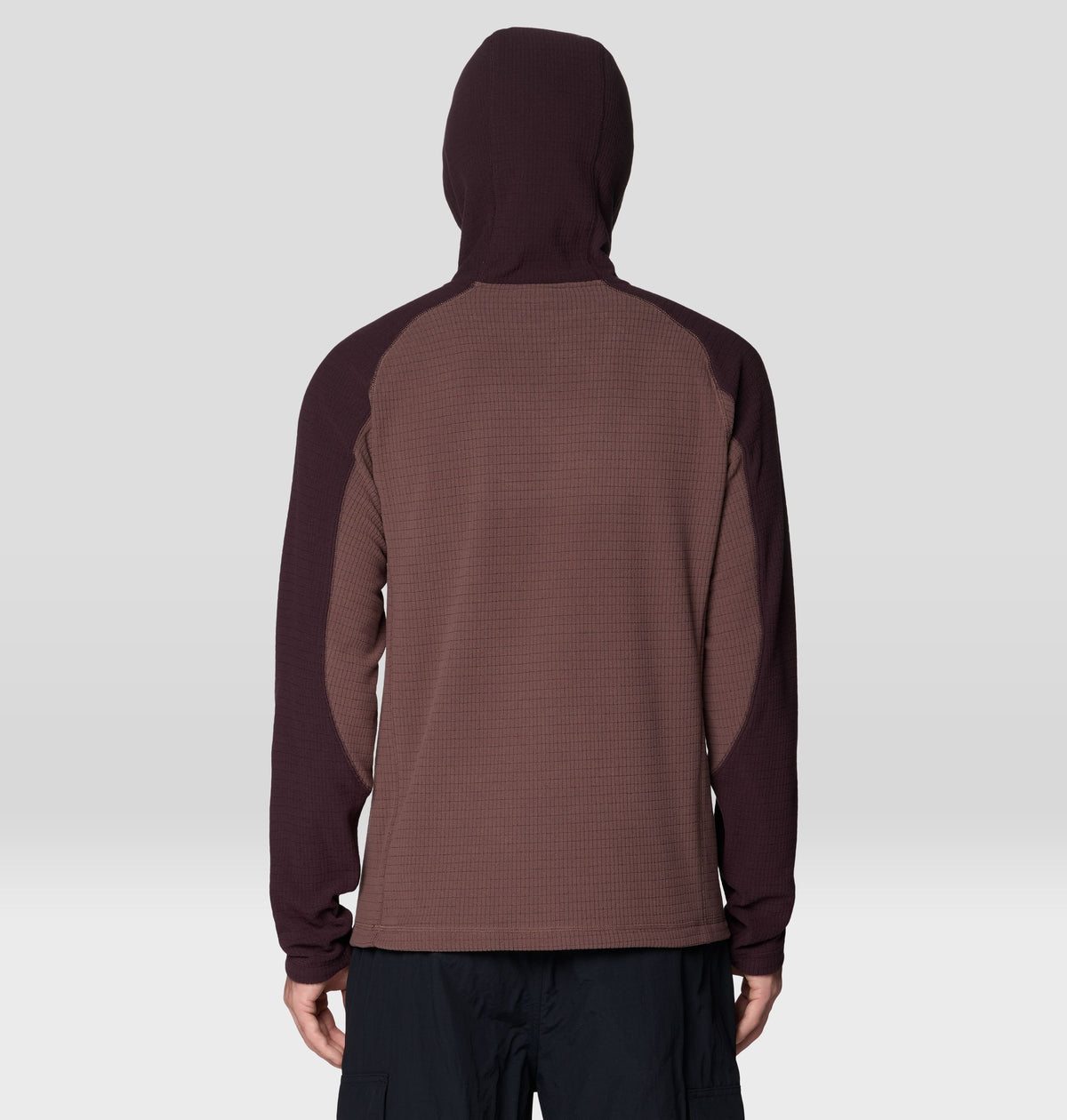 Men's Summit Grid™ Hoody in Carob, product view 2