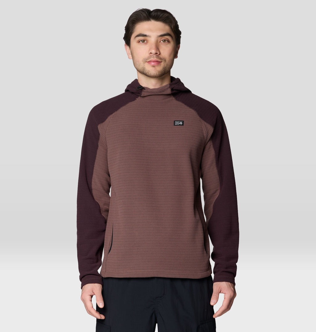 Men's Summit Grid™ Hoody in Carob, product view 1