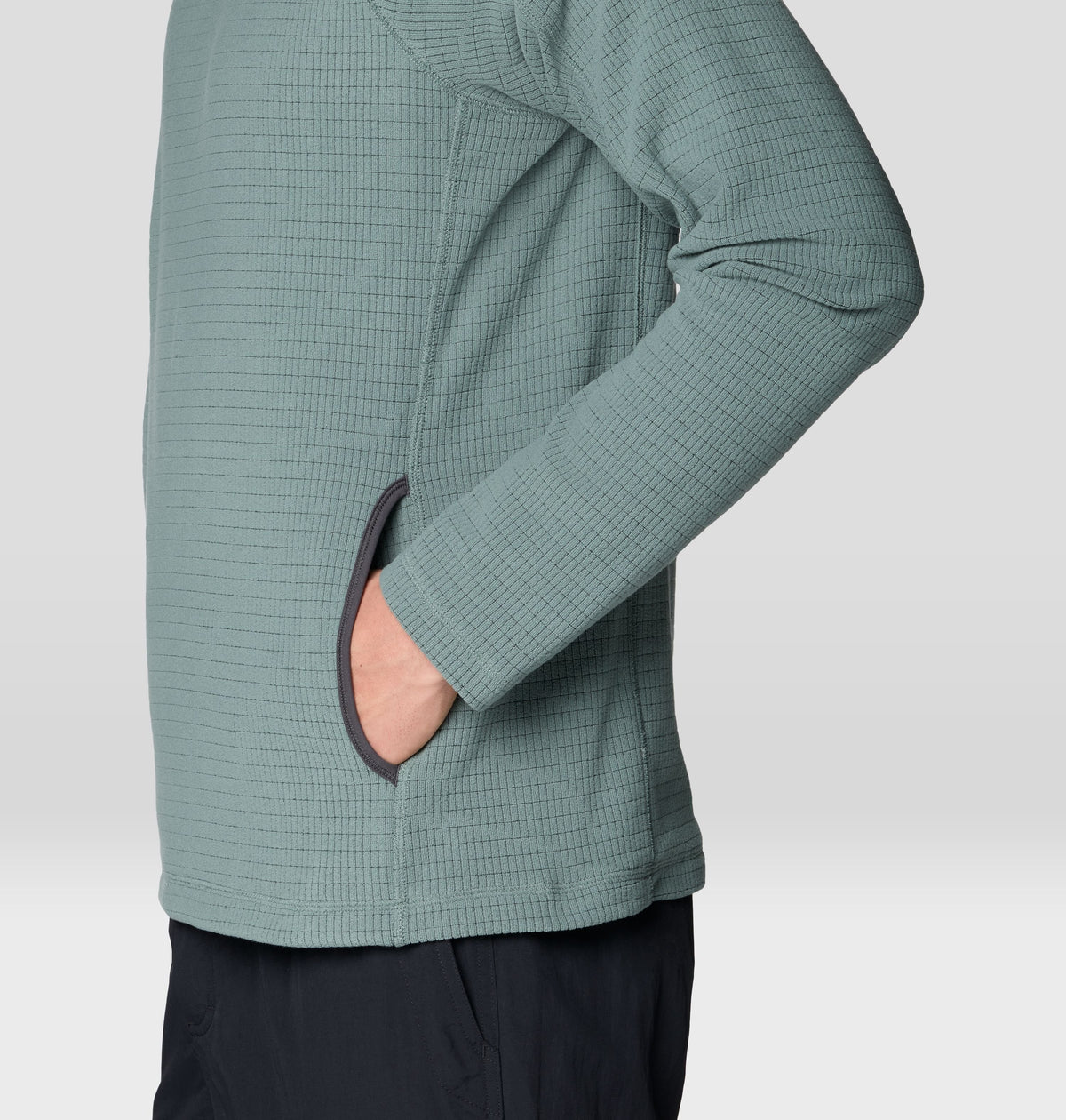 Men's Summit Grid™ Hoody in Thunderhead Grey, product view 5