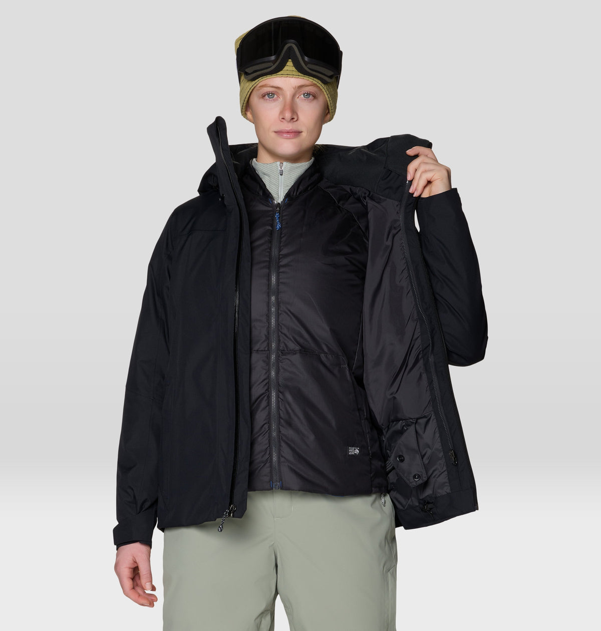Women's Firefall™ Trifecta Jacket in Black, product view 13