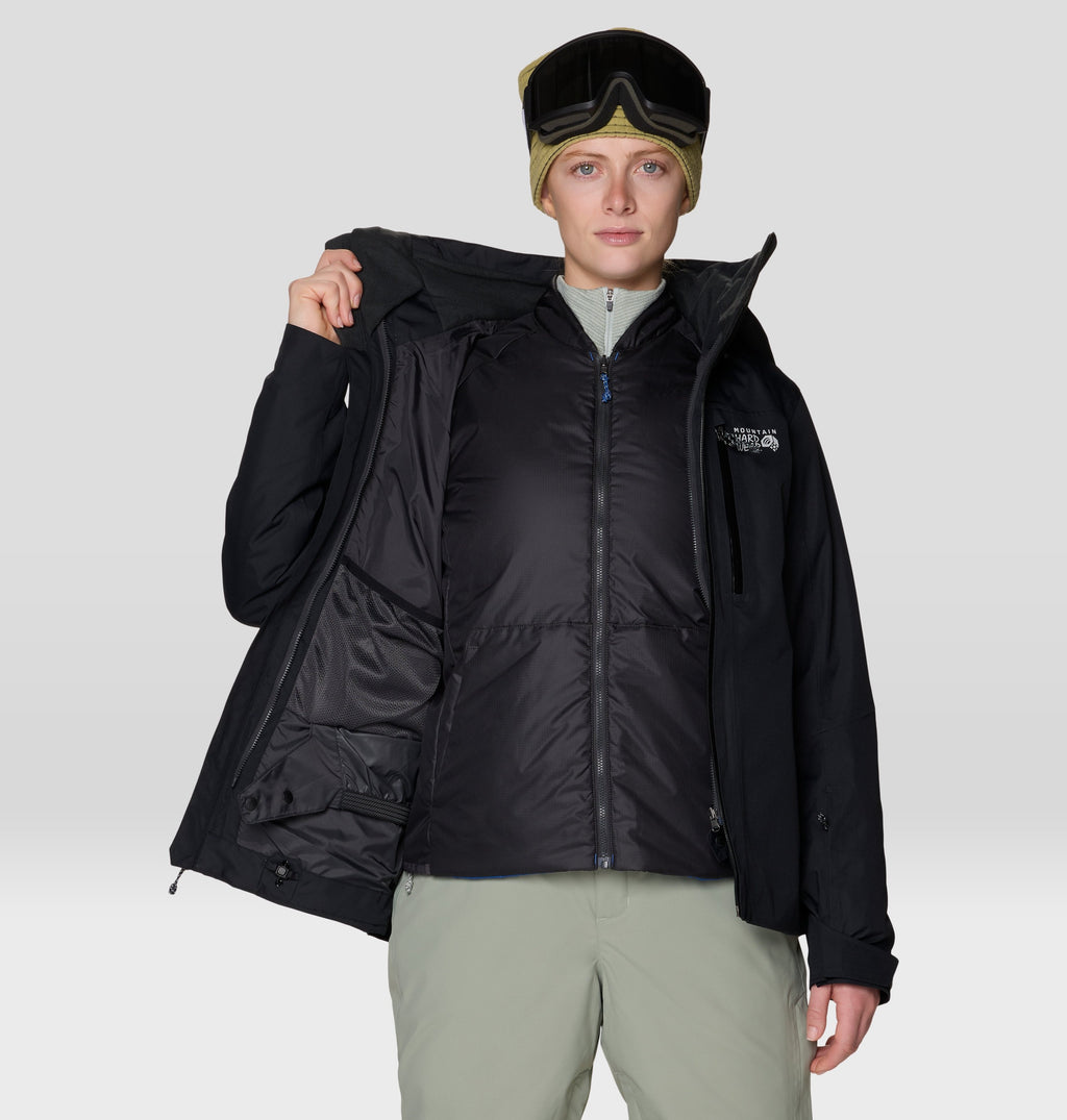 Women's Firefall™ Trifecta Jacket in Black, product view 14