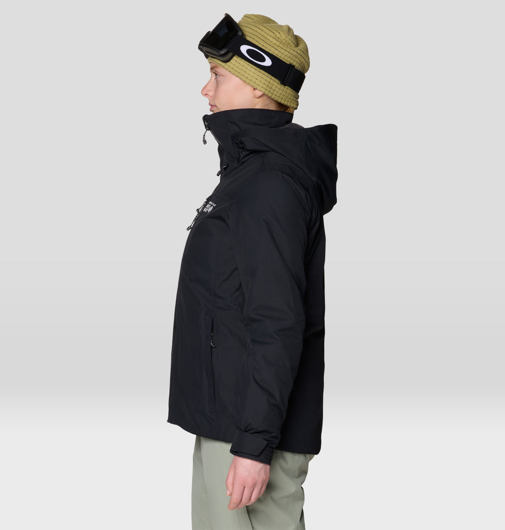 Women's Firefall™ Trifecta Jacket in Black, product view 3
