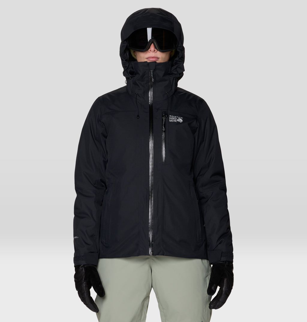 Women's Firefall™ Trifecta Jacket in Black, product view 4