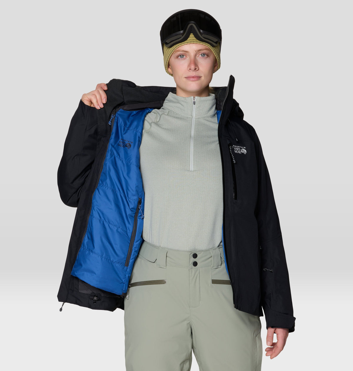 Women's Firefall™ Trifecta Jacket in Black, product view 6