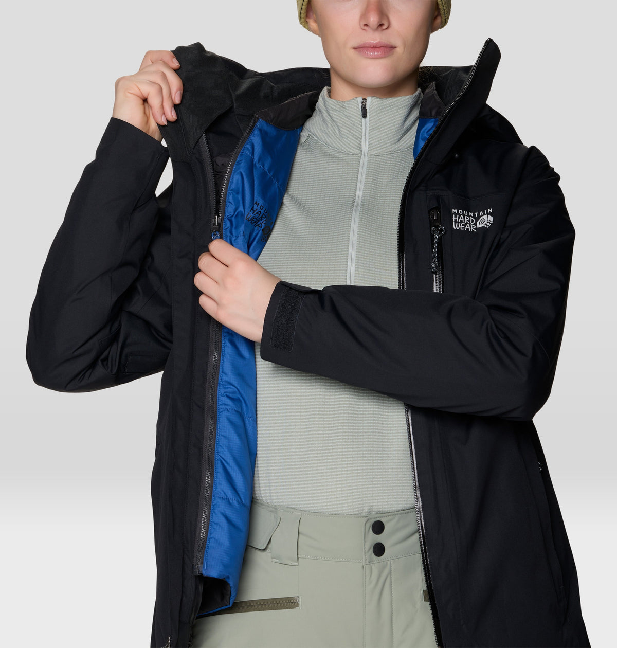Women's Firefall™ Trifecta Jacket in Black, product view 7