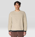 Men's Summit Grid™ Big Grid Pullover Crew in Fossil, product view 1