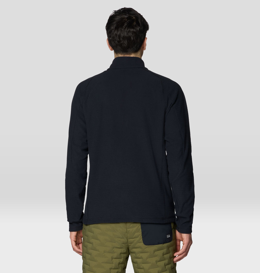 Men's Summit Grid™ Half Zip in Black, product view 2