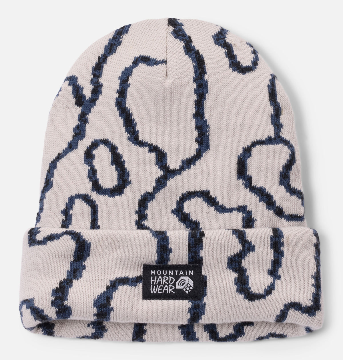 Town Square™ Jacquard Beanie in Oyster Shell, product view 2