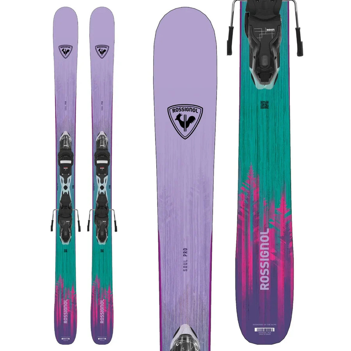 Rossignol Rallybird Soul Pro Skis, product view 2