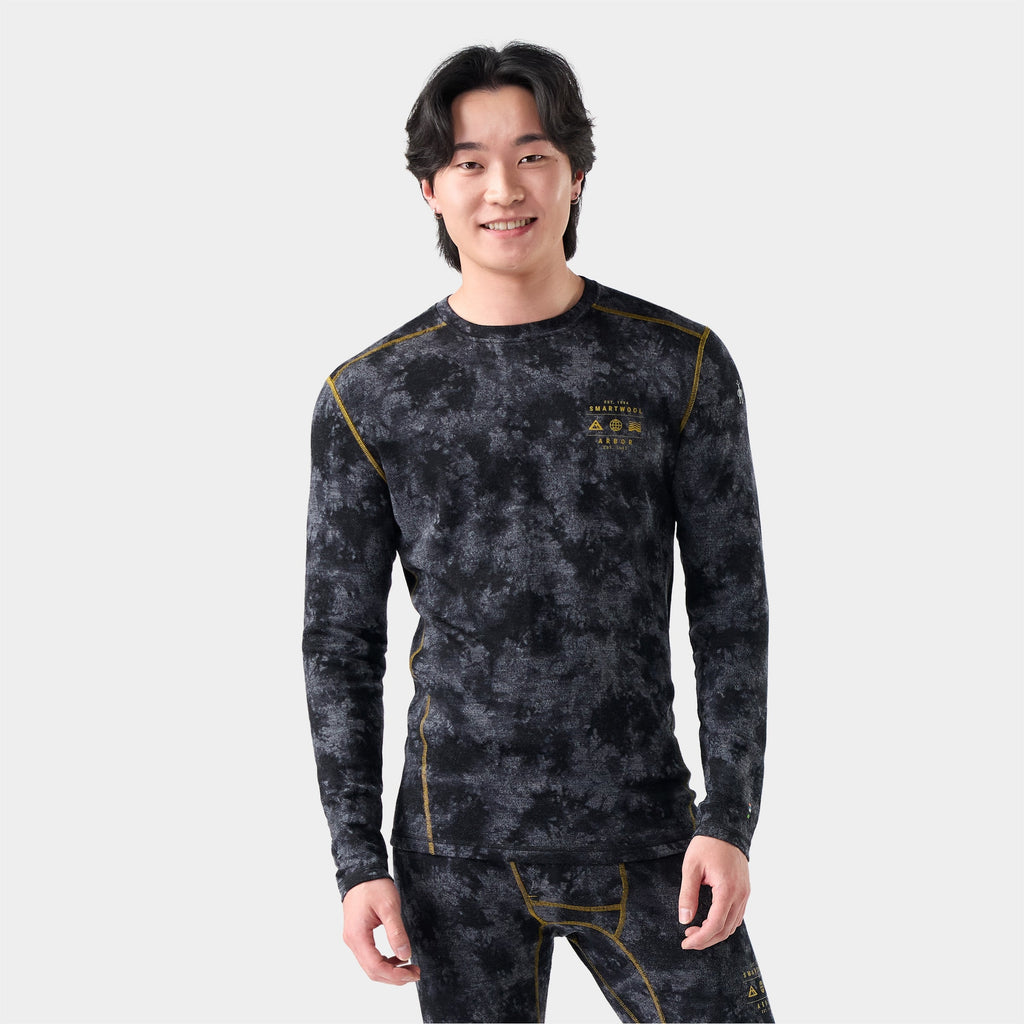 Smartwool SW016349, Black Tie Dye-Honey Gold, product view 1
