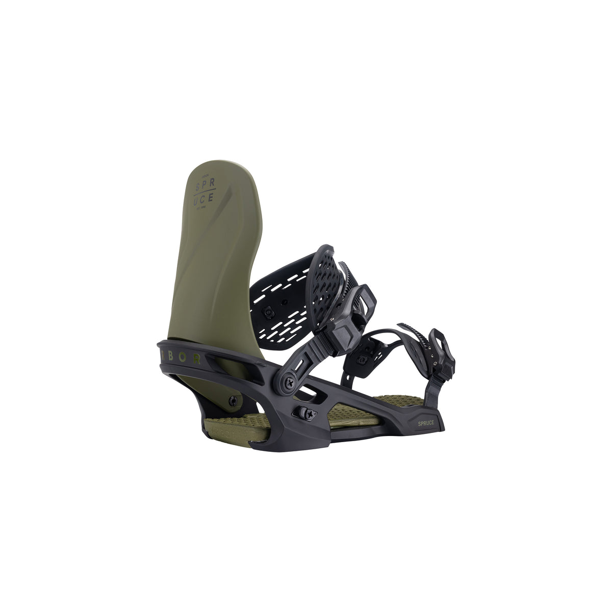 Arbor Spruce Snowboard Bindings - Military/Black 2027, product view 2