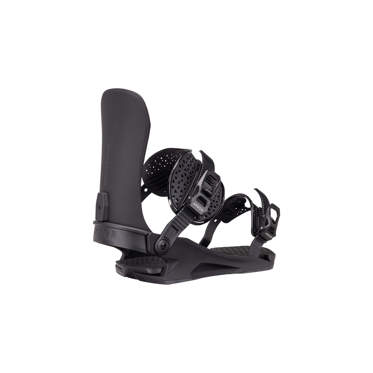 Arbor Utility Snowboard Bindings - Black/Black 2027, product view 2