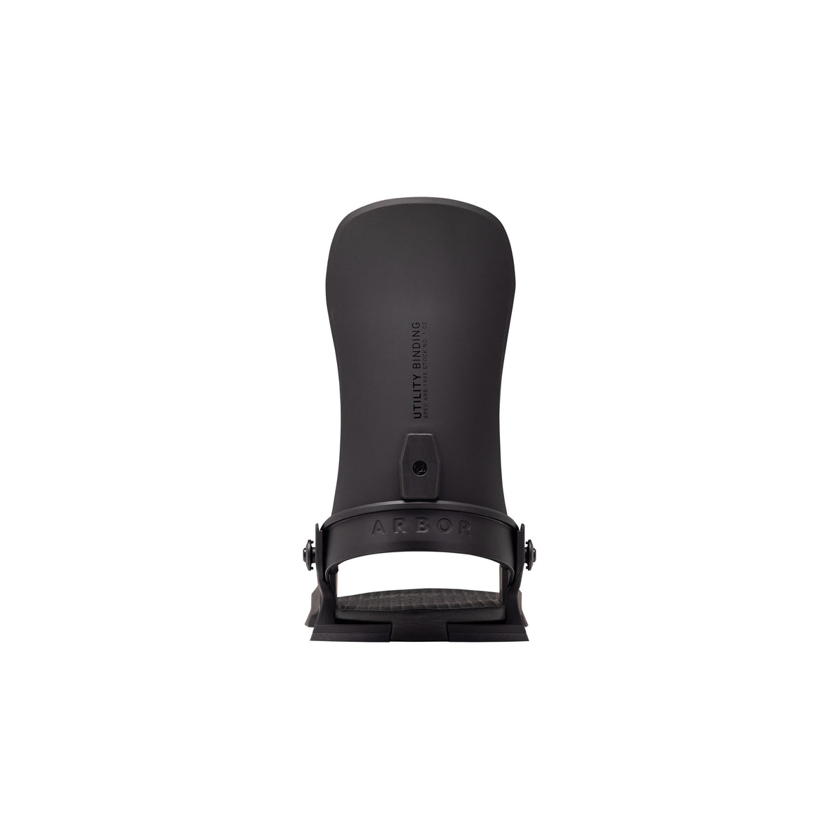 Arbor Utility Snowboard Bindings - Black/Black 2027, product view 4