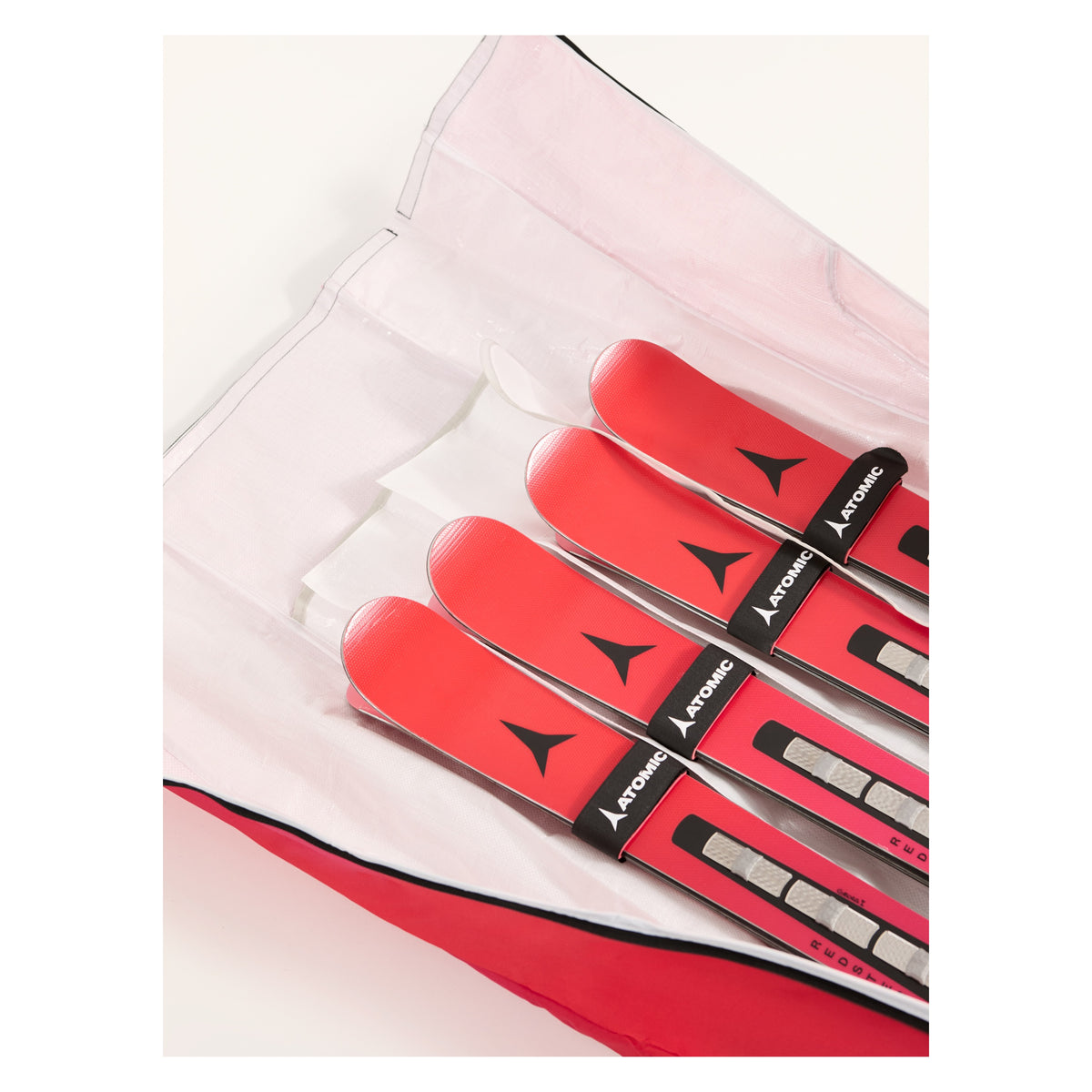Atomic Ski Wheelie 4 Pairs + Ski Bag - Red Tension — view 4
