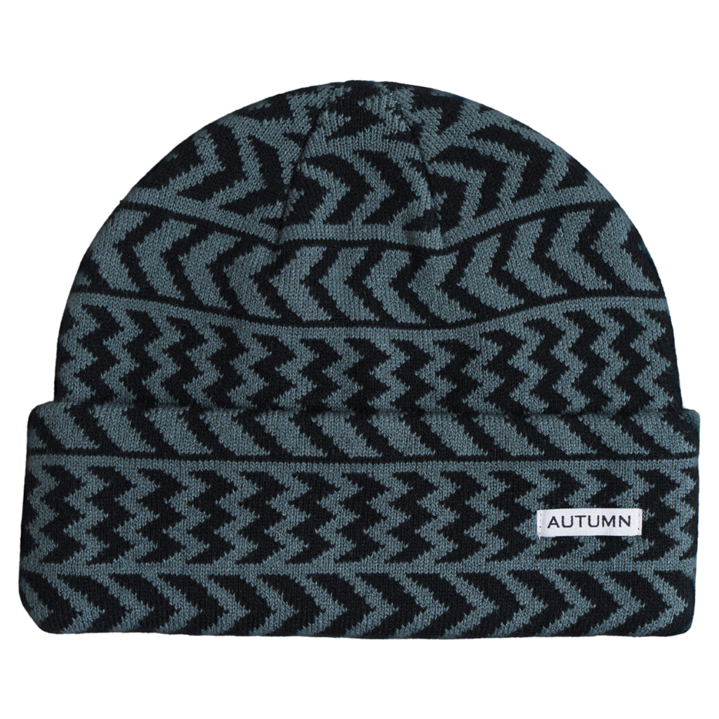 Autumn chevron in slate, front view