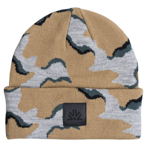 Autumn wavy camo in sand, front view