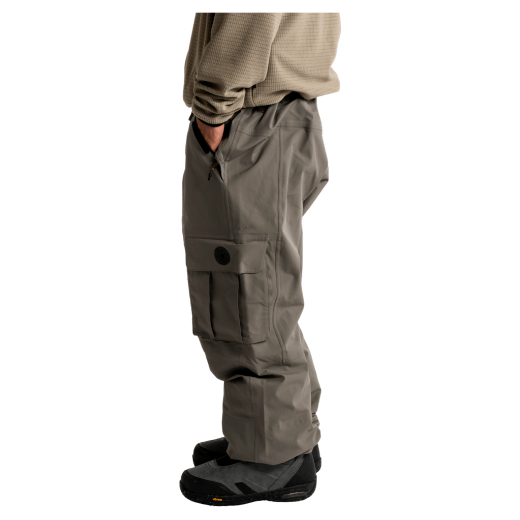 Autumn Reserve 3L Snowboard Pants 2026/27 in grey, back view