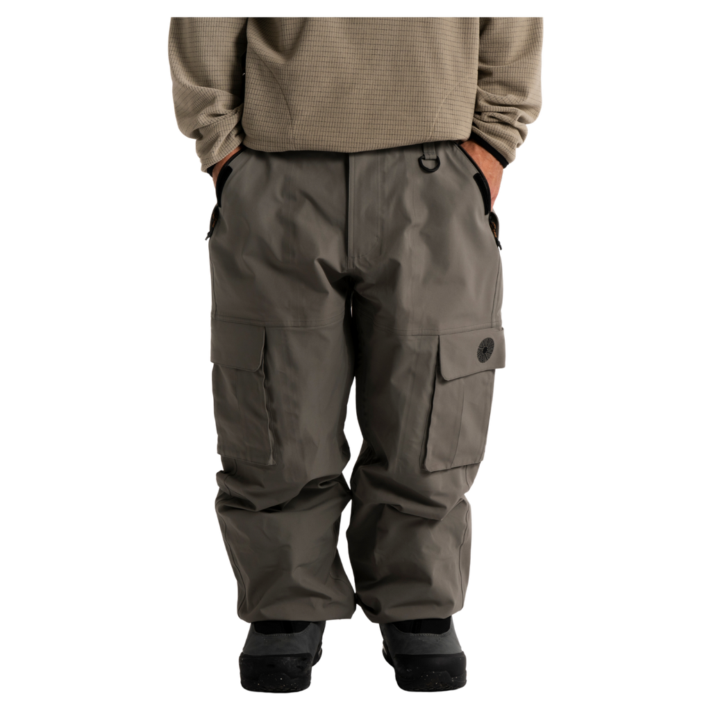 Autumn Reserve 3L Snowboard Pants 2026/27 in grey, front view