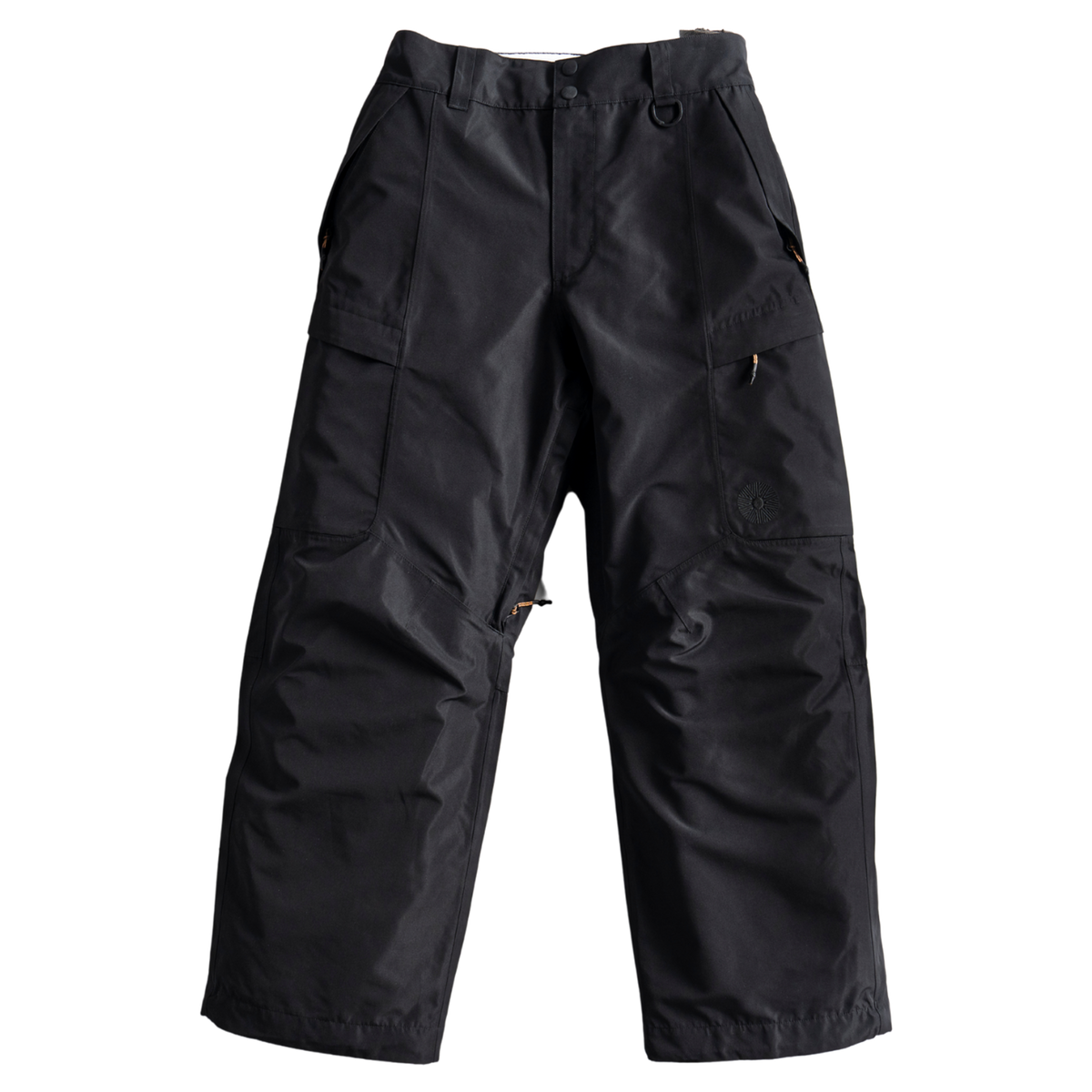 Autumn storage pant in black, front product view