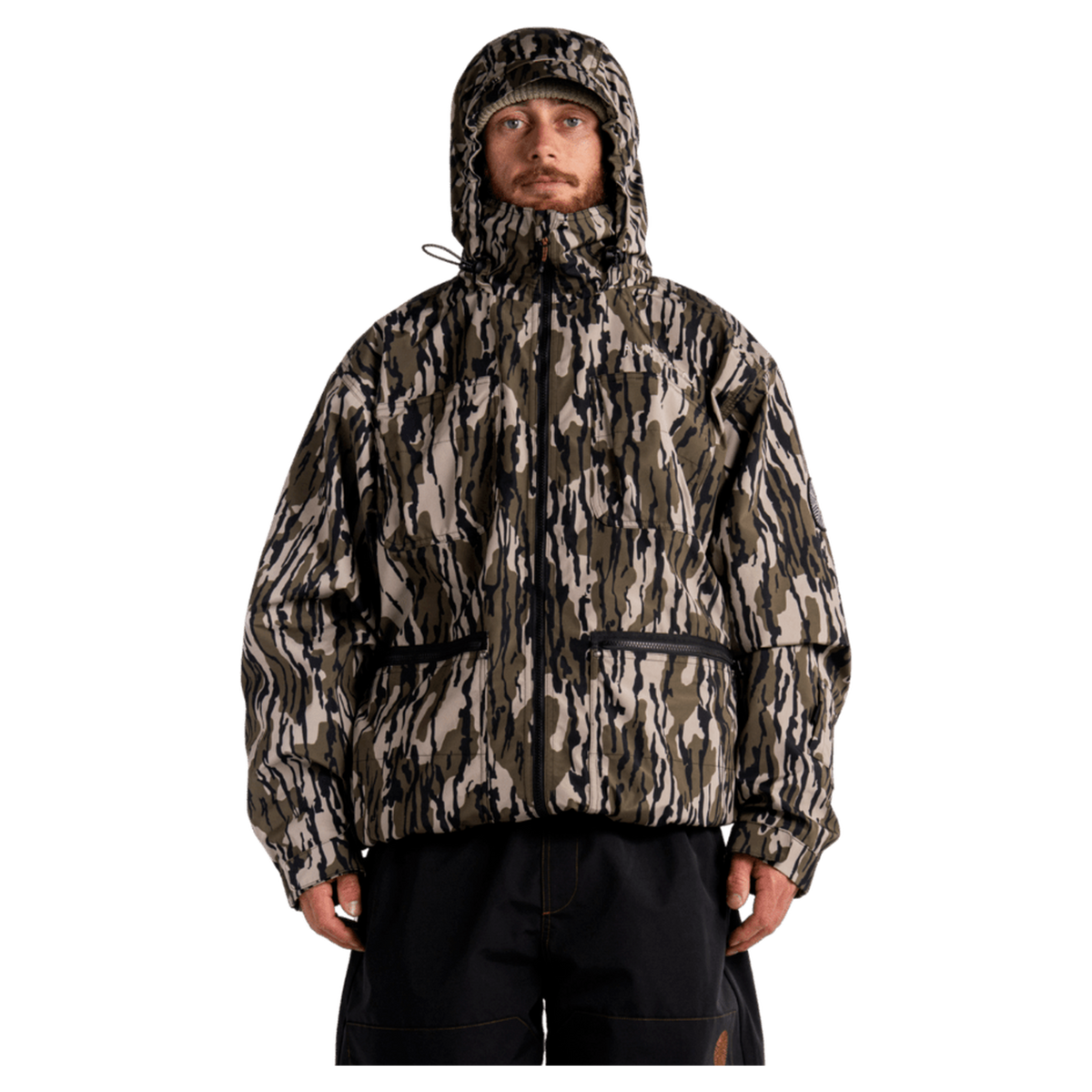 Autumn yard jacket in old growth camo, additional view