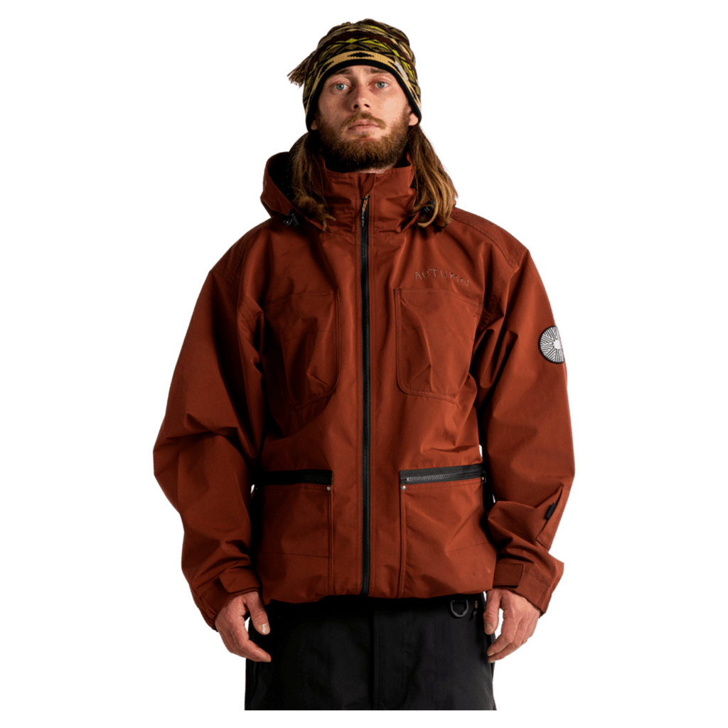 Autumn yard jacket in mahogany, additional view