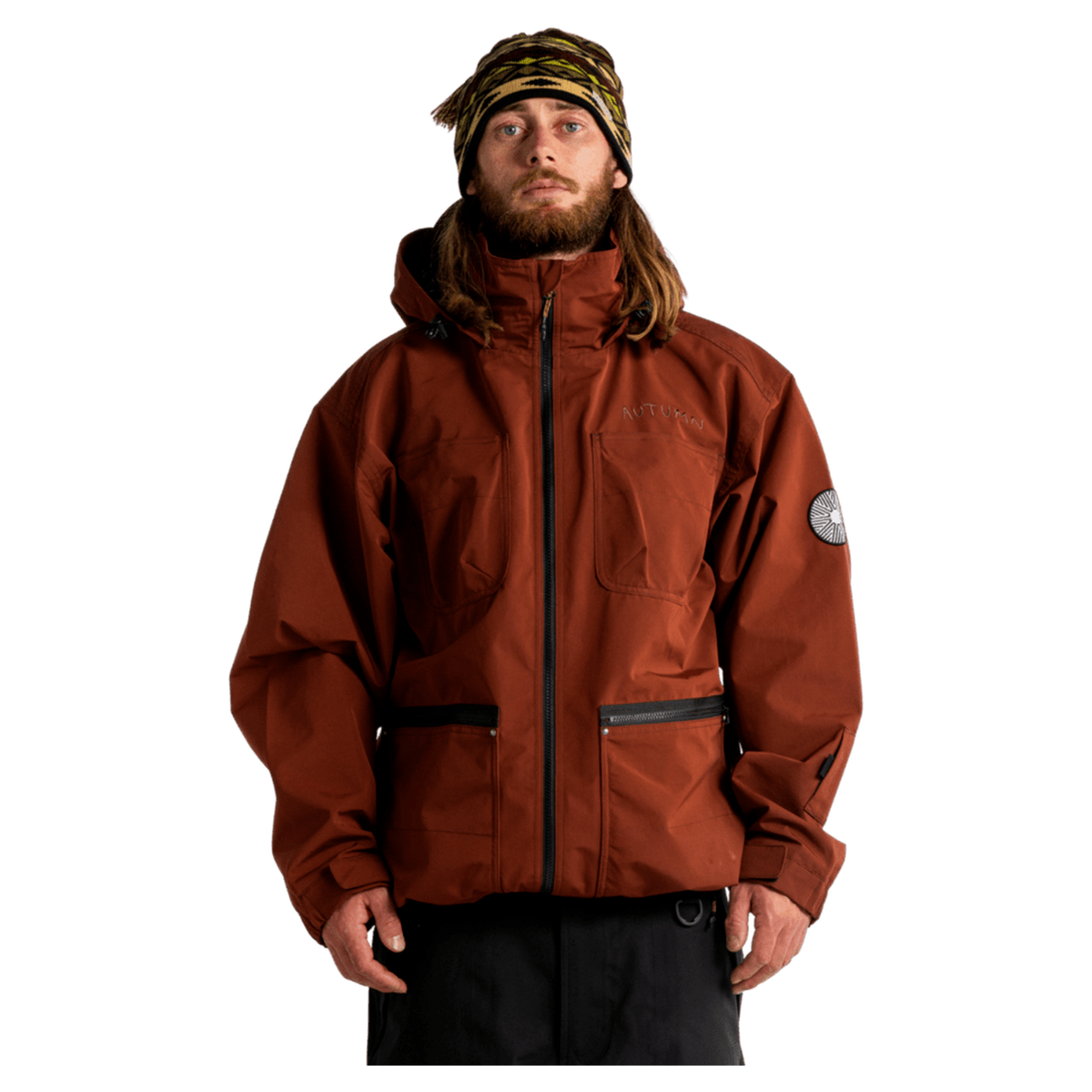 Autumn yard jacket in mahogany, additional view
