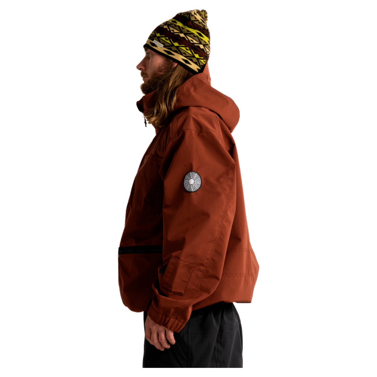 Autumn yard jacket in mahogany, additional view