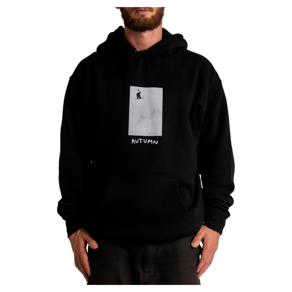Autumn airtime hooded fleece in black, additional view