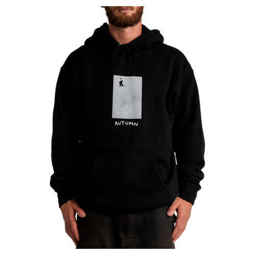 Autumn airtime hooded fleece in black, additional view