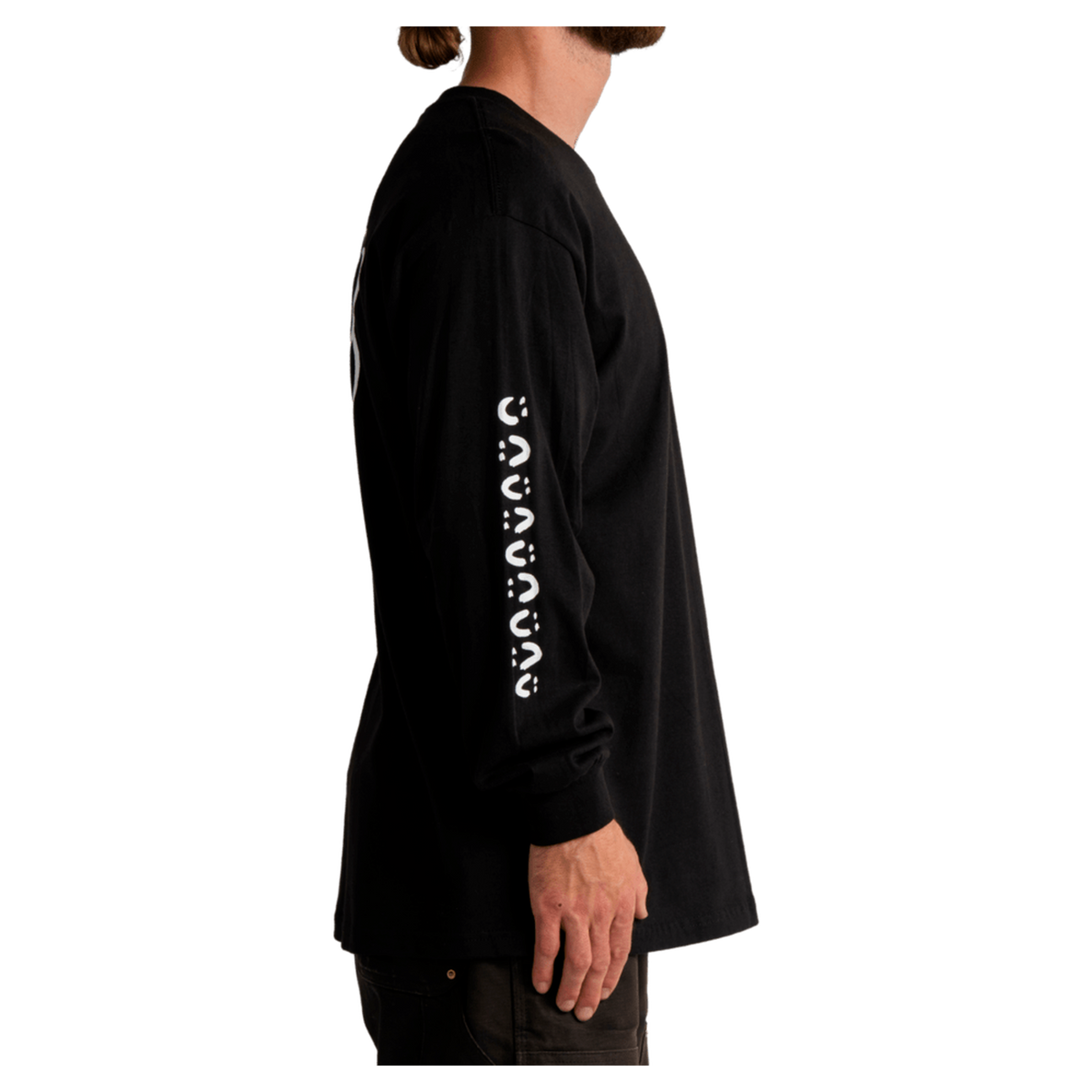 Autumn grif quiver ls tee in black, additional view
