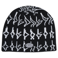 Autumn tracers skully in black, front view