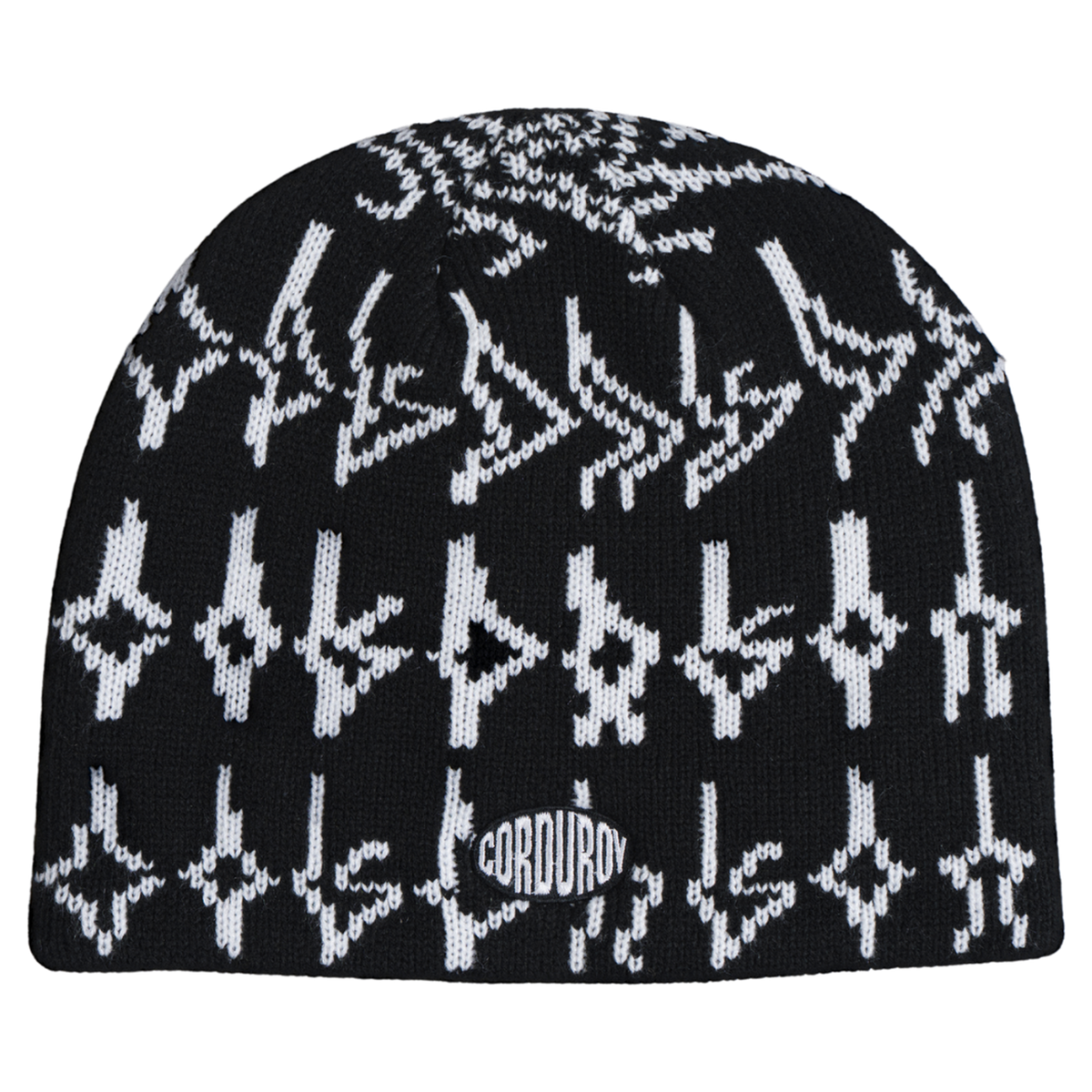 Autumn tracers skully in black, front view
