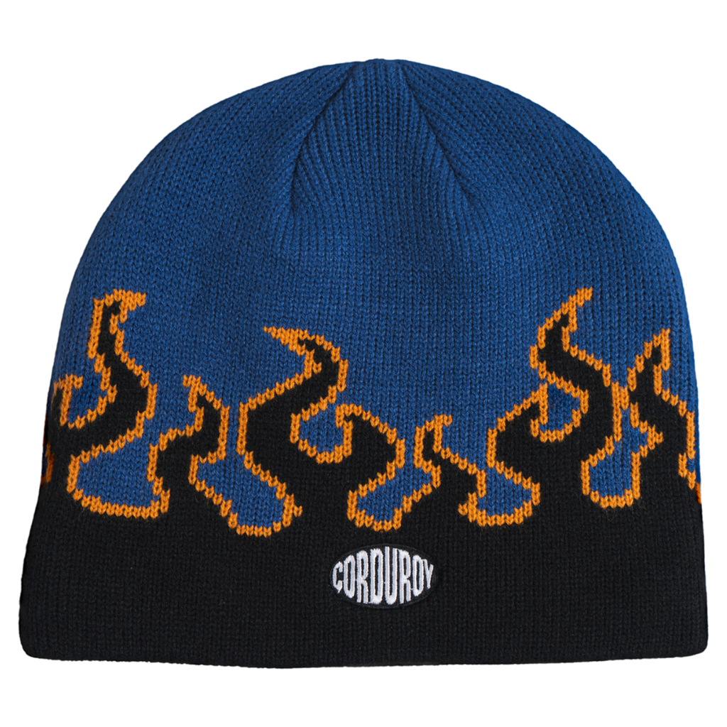 Autumn ll burn skully in very blue, front view