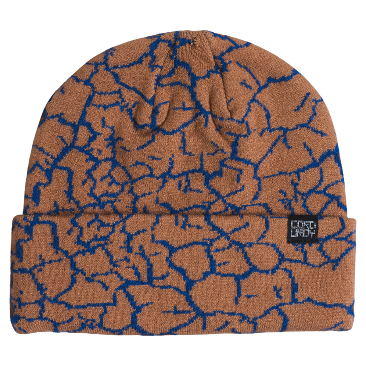 Autumn rumble beanie in bluejay, front view