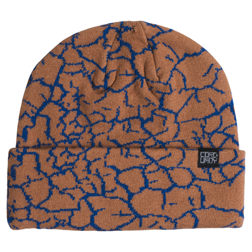 Autumn rumble beanie in bluejay, front view