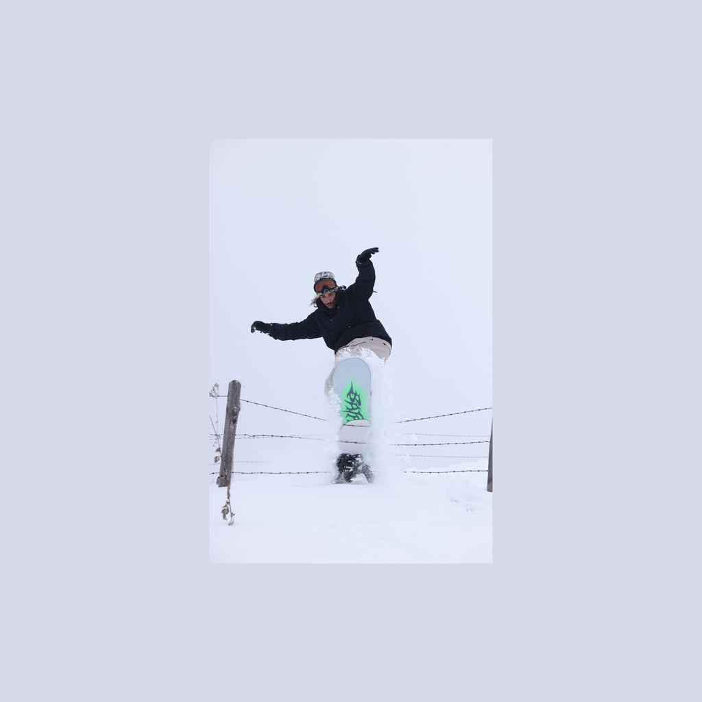 Bataleon Men's Stereo Snowboard 2026/27 — rider jumping a park feature