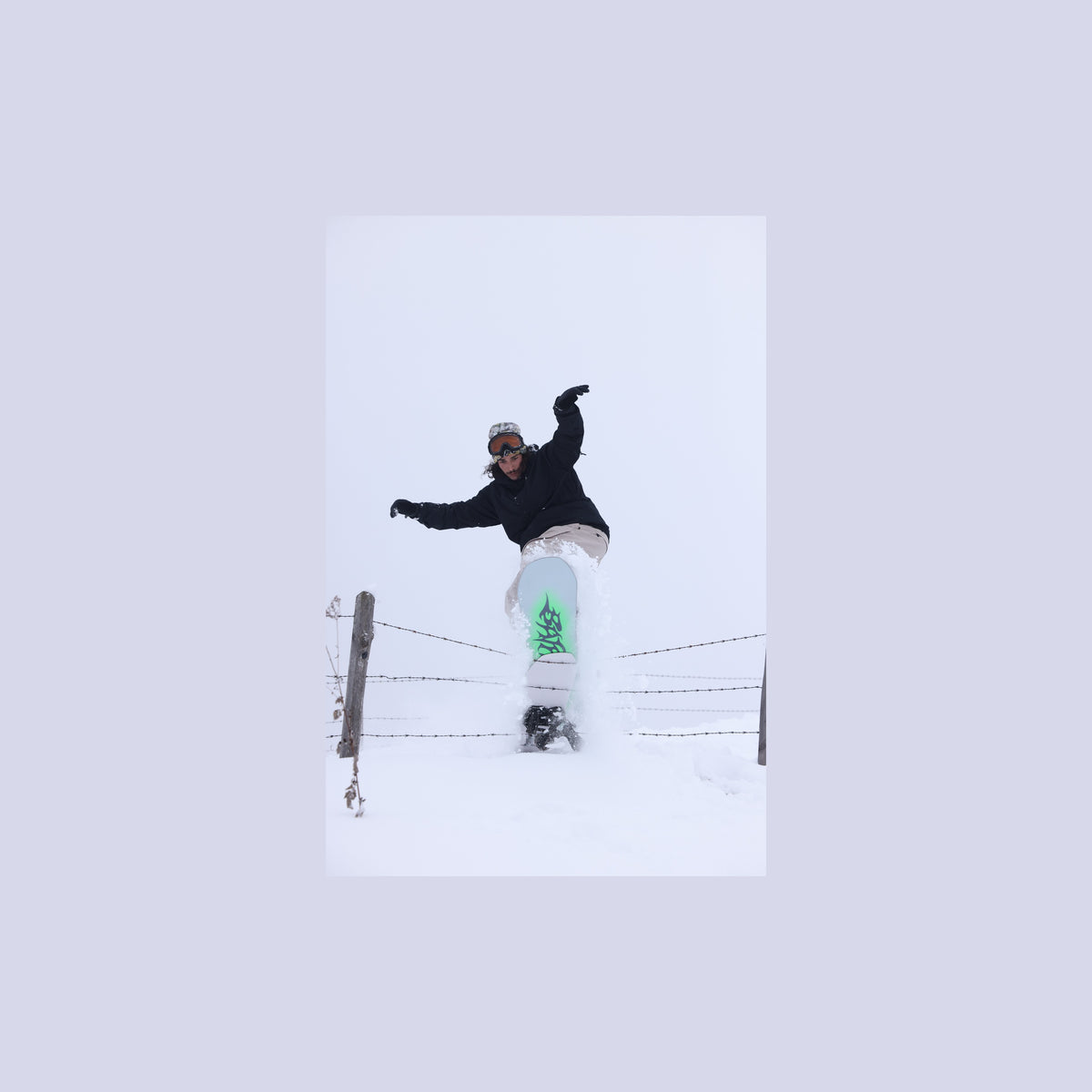 Bataleon Men's Stereo Snowboard 2026/27 — rider jumping a park feature