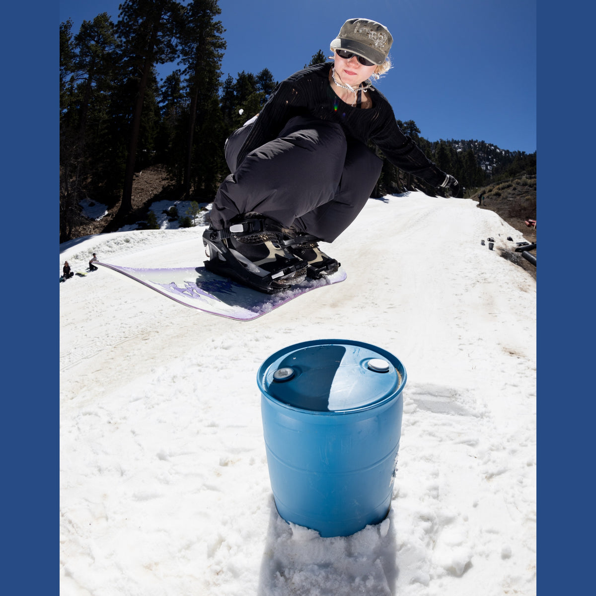 Bataleon Women's Ghost FASE Snowboard Bindings 2026/27 — park riding photograph