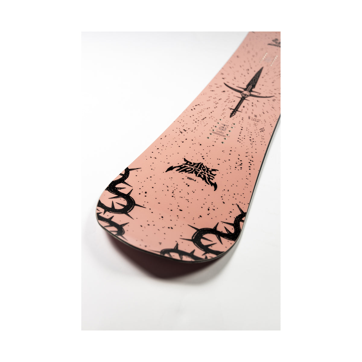 CAPiTA Dark Horse 2027 pink topsheet nose detail